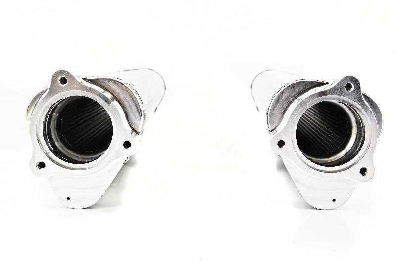 Yoshimura TRS Dual Tri-Oval Stainless Steel Street Bike Bolt-On Exhaust System