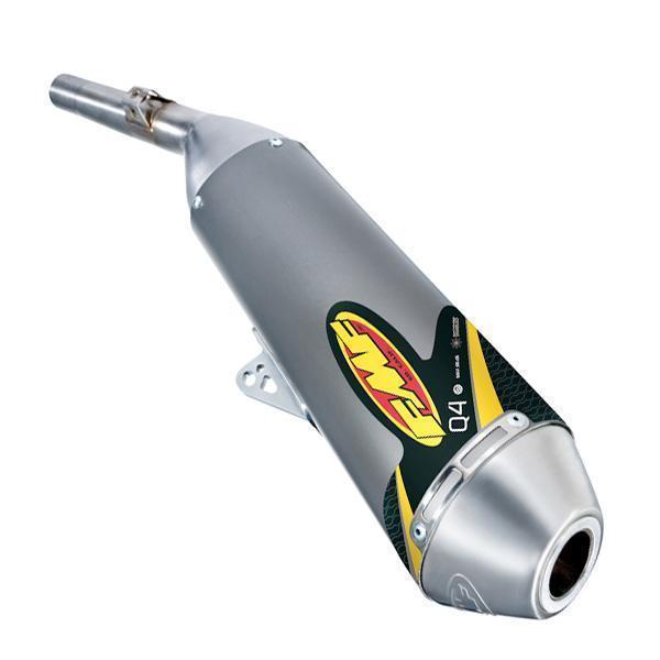 FMF Racing Q4 Aluminum/Steel Spark Arrestor Slip-On Exhaust for Yamaha 2008-15 WR250R/X