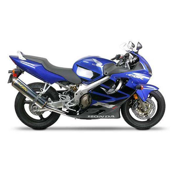 Two Brothers Racing M-5 Black Series Slip-on Carbon Fiber Exhaust System for 2001-2006 Honda CBR600F F4I