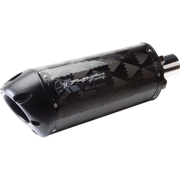 Two Brothers Racing M-5 Black Series Slip-on Carbon Fiber Exhaust System for 2001-2006 Honda CBR600F F4I