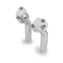 Bikers Choice 8 inch Rise Pullback Smooth Risers for Harley Davidson with 1 inch handlebars
