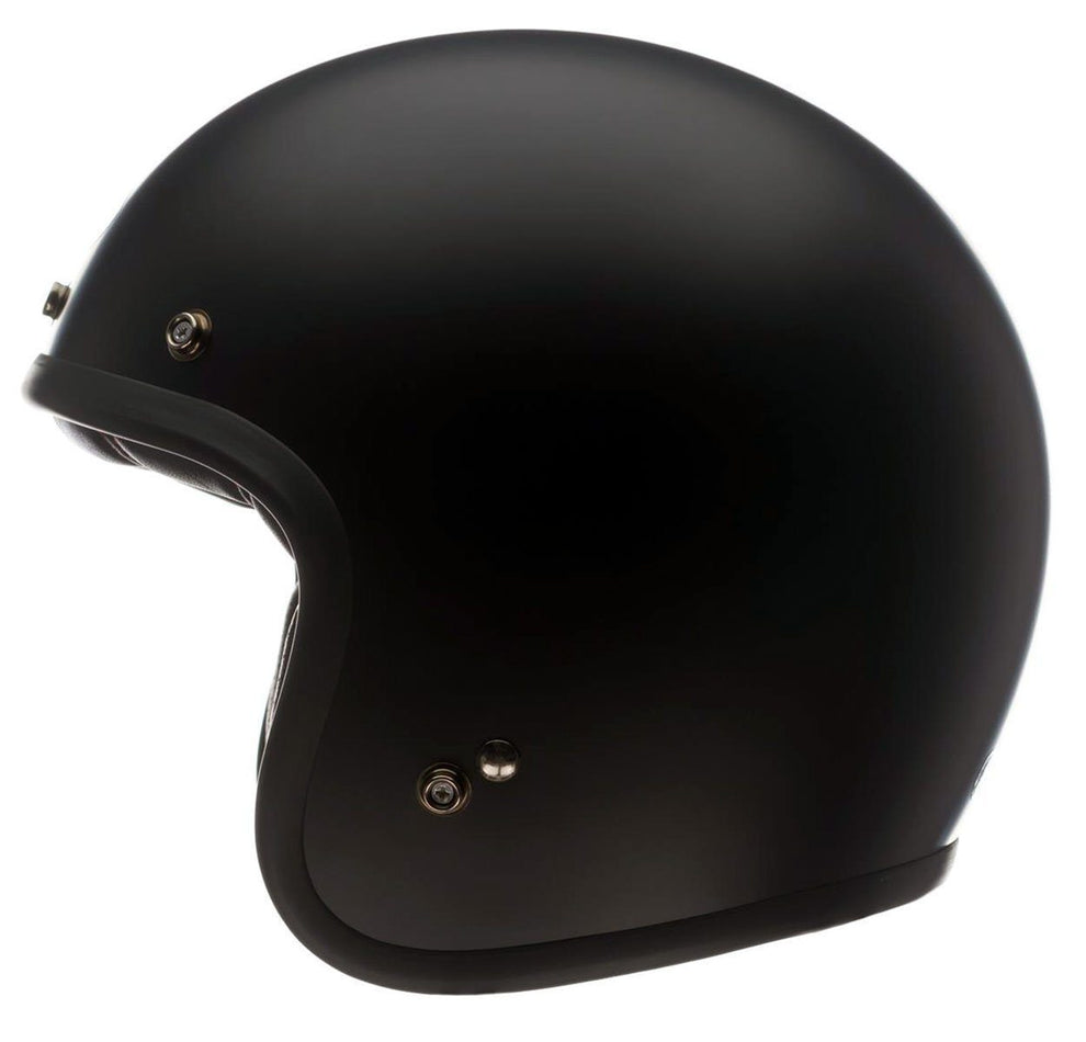 Bell Custom 500 Solid Matte Black Open Face Helmet