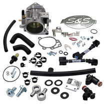 S&S 52mm Single Bore EFI Throttle Body/Fuel Rail Kits for Harley Davidson 2002-2005 EFI Big Twin, 2001-2005 Softail