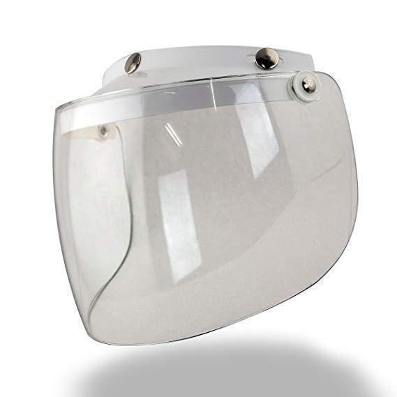 GMax GM35 Fully Dressed Flat Black Half Helmet with Outlaw N-10 Clear and Dark Tinted Shields Combo