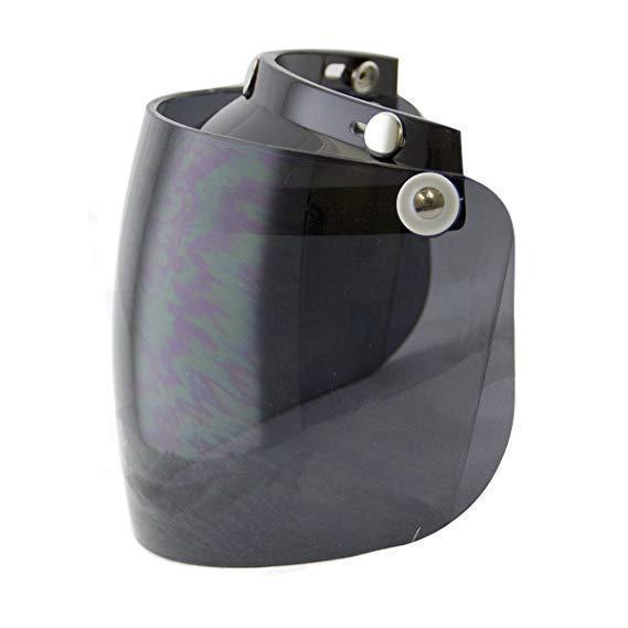 GMax GM35 Fully Dressed Flat Black Half Helmet with Outlaw N-10 Clear and Dark Tinted Shields Combo