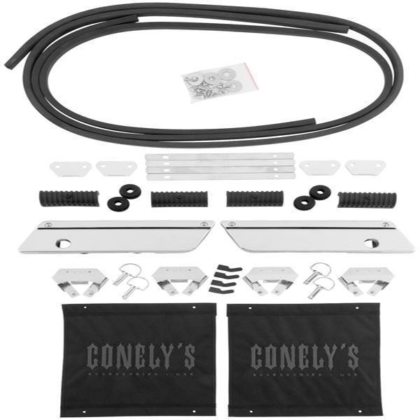 Conely's Saddlebag Chrome Hardware & Latch Kits