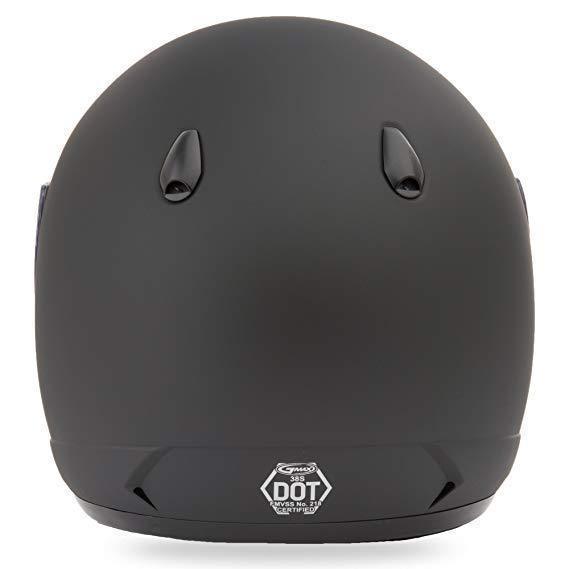 GMax GM38 Flat Black Full Face Street Helmet