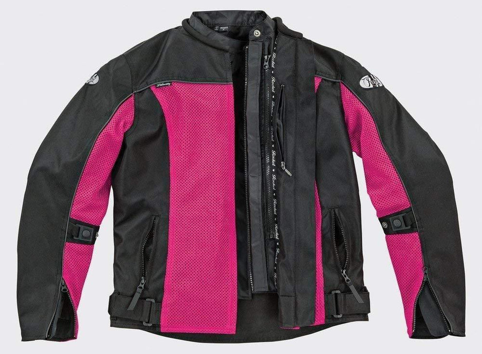 Joe Rocket Velocity Women's Pink/Black Mesh Jacket
