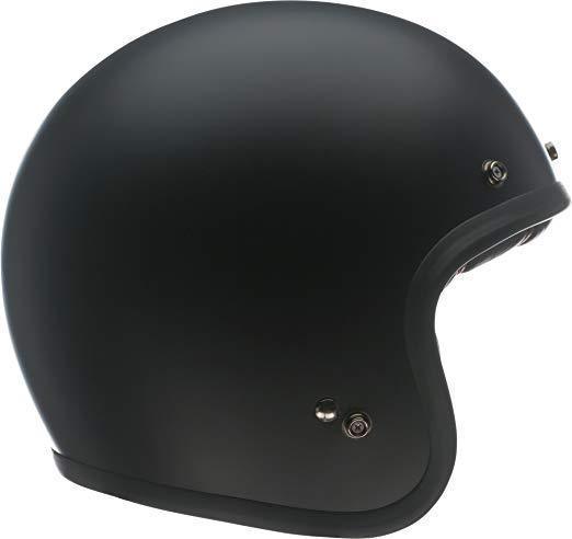 Bell Custom 500 Solid Matte Black Open Face Helmet