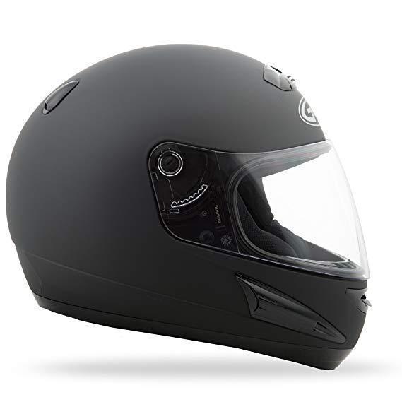 GMax GM38 Flat Black Full Face Street Helmet
