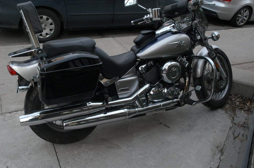 National Cycle 'Cruiseliner' Pocket Back Saddlebags for Honda 2001-14 VT750 Shadow Aero; Kawasaki 1987-99 VN1500A/L/Vulcan 88