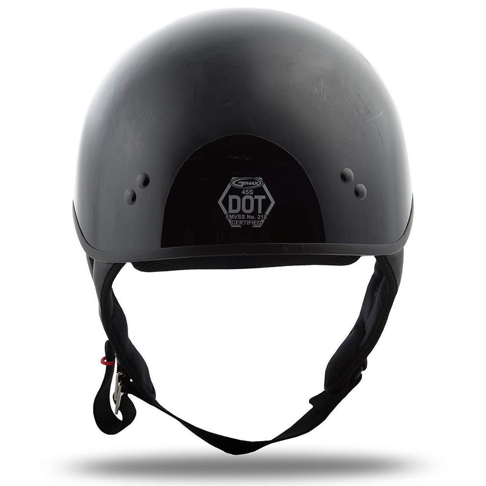GMax GM45 Naked Black Half Helmet