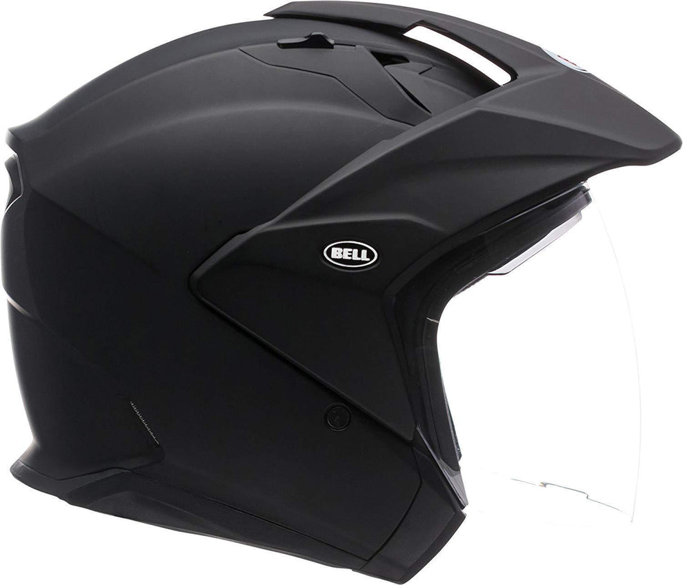 Bell Mag-9 Sena Matte Black Open Face Helmet