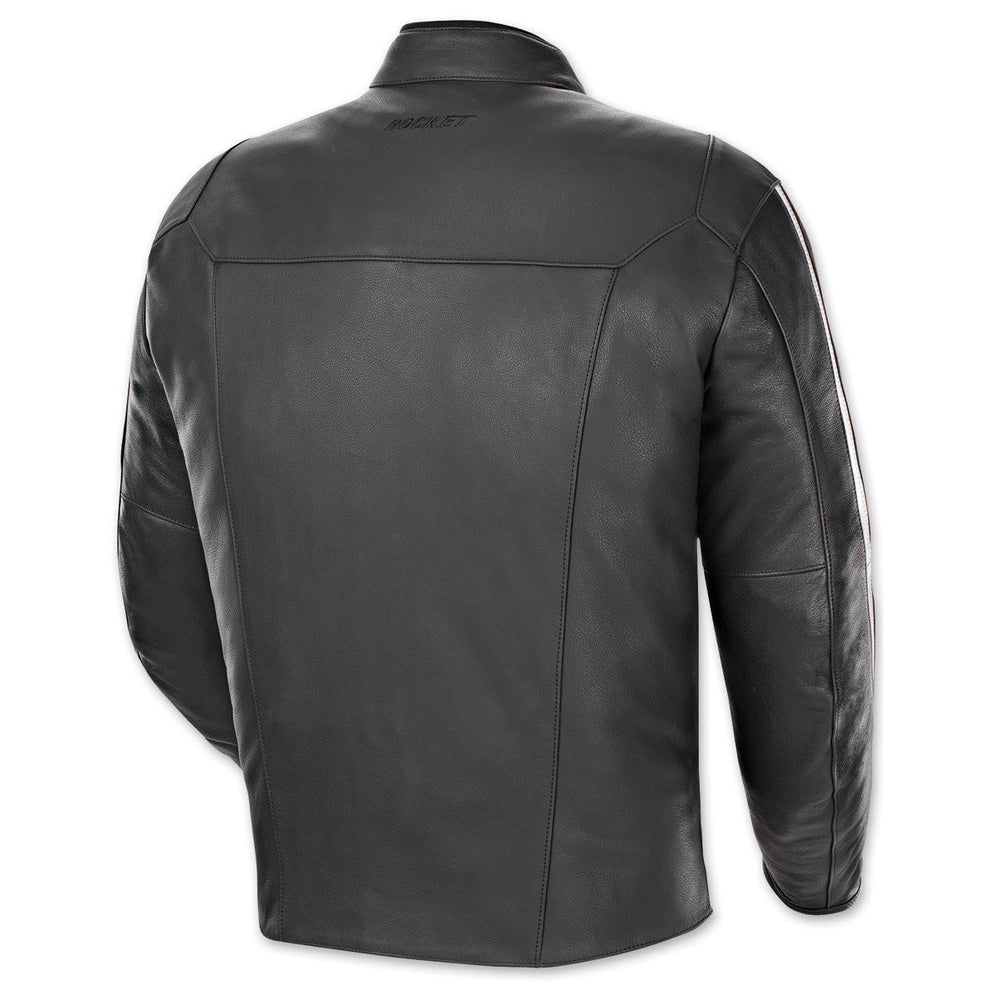 Joe Rocket Vintage Rocket Men's Black/White Leather Jacket