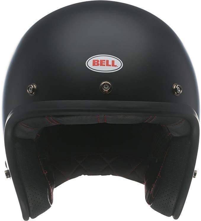 Bell Custom 500 Solid Matte Black Open Face Helmet