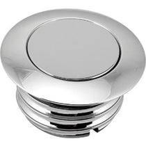 HardDrive Pop-Up Screw-In Smooth Vented Chrome Gas Cap for Harley Davidson 1996-2014 models (exc. 2004-06 XL)