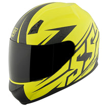 Speed and Strength SS700 Hammer Down Hi-Viz Yellow Full Face Helmet