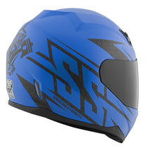 Speed and Strength SS700 Hammer Down Matte Blue Full Face Helmet