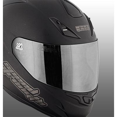 Speed and Strength SS1700 Silver Face Shield