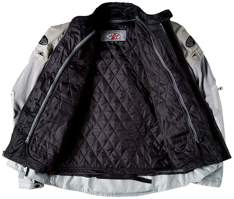 Joe Rocket Phoenix Ion Men's Silver Mesh Jacket