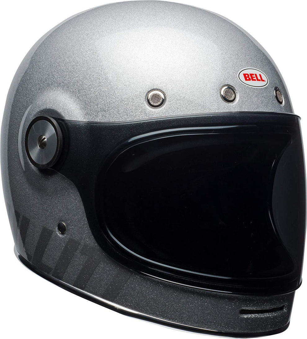 Bell Bullitt Flake Silver Full Face Helmet