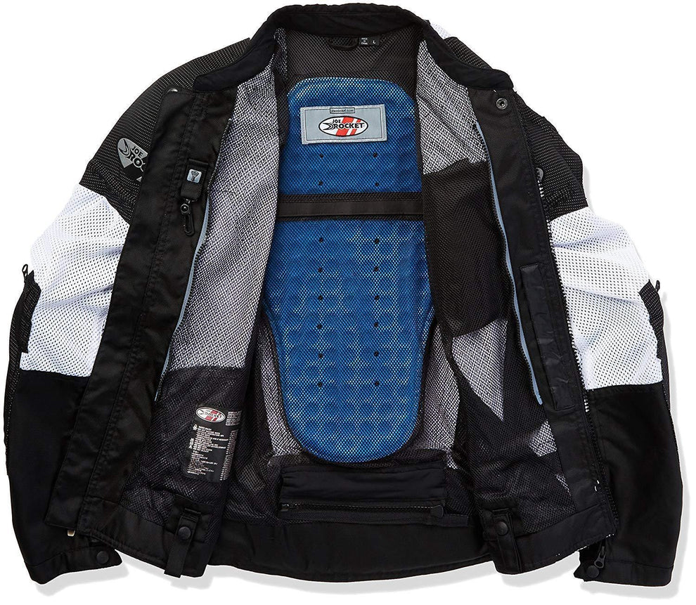 Joe Rocket Phoenix Ion Men's White Mesh Jacket
