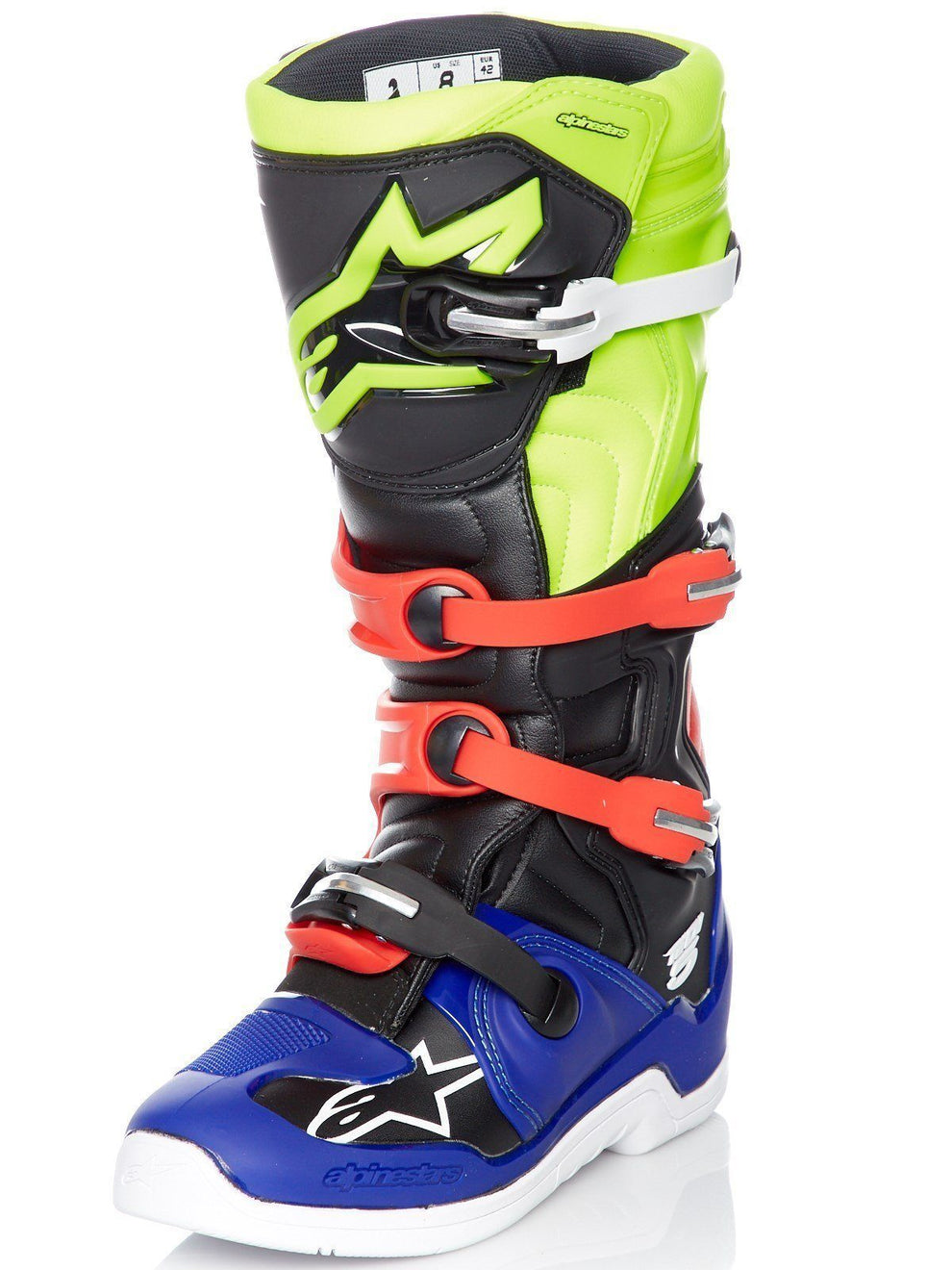 Alpinestars Tech 5 Men's Blue/Black/Yellow Motocross Boots