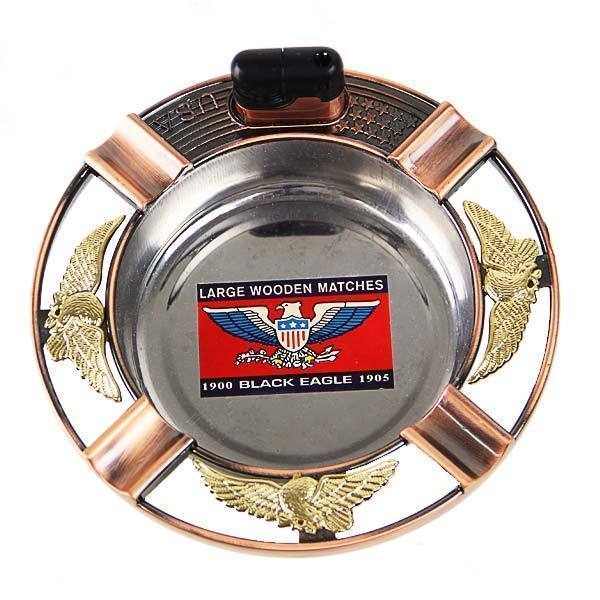 Eagle Ashtray with lighter