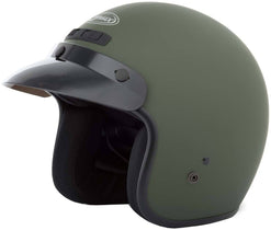 GMax GM2 Flat Green Youth Open Face Helmet