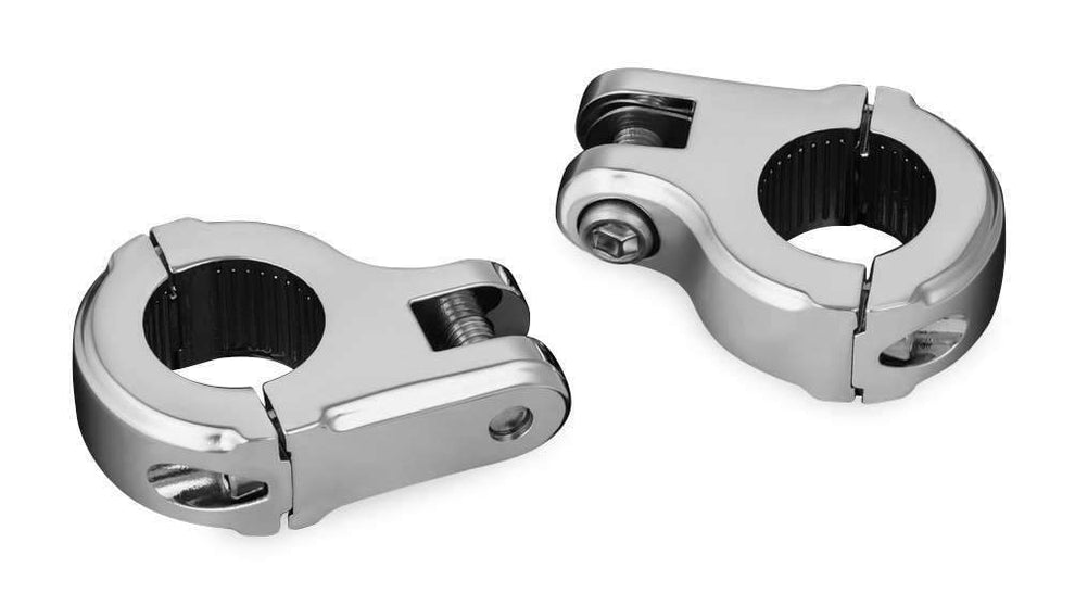 Kuryakyn 1-1/4in Brute Highway Peg Mounts for 1-1/4in Engine Guards or Tubing