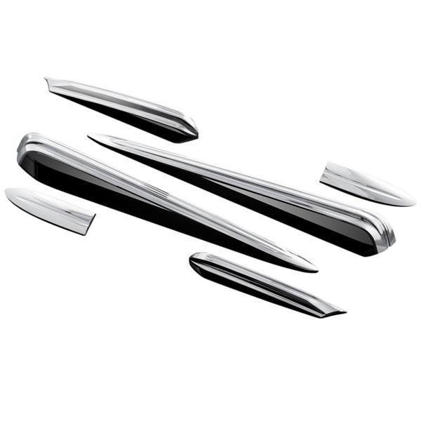 Kuryakyn Side Cover & Saddlebag Accents for Harley Davidson 1993-2008 Electra Glide/Road Glide/Street Glide/Tour Glide/Road King with Hard Saddlebags