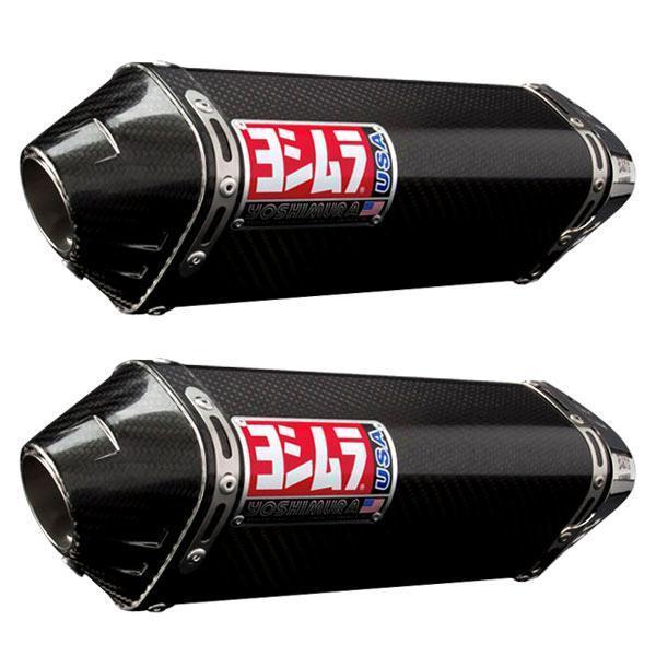 Yoshimura TRC Carbon Fiber Dual Tri-Oval Slip On Exhaust System