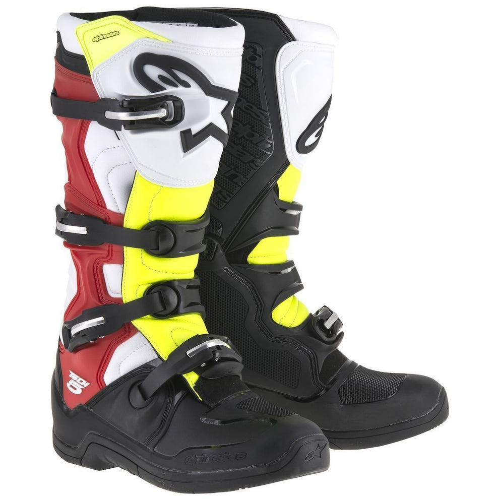 Alpinestars Tech 5 Men's Black/White/Red Motocross Boots