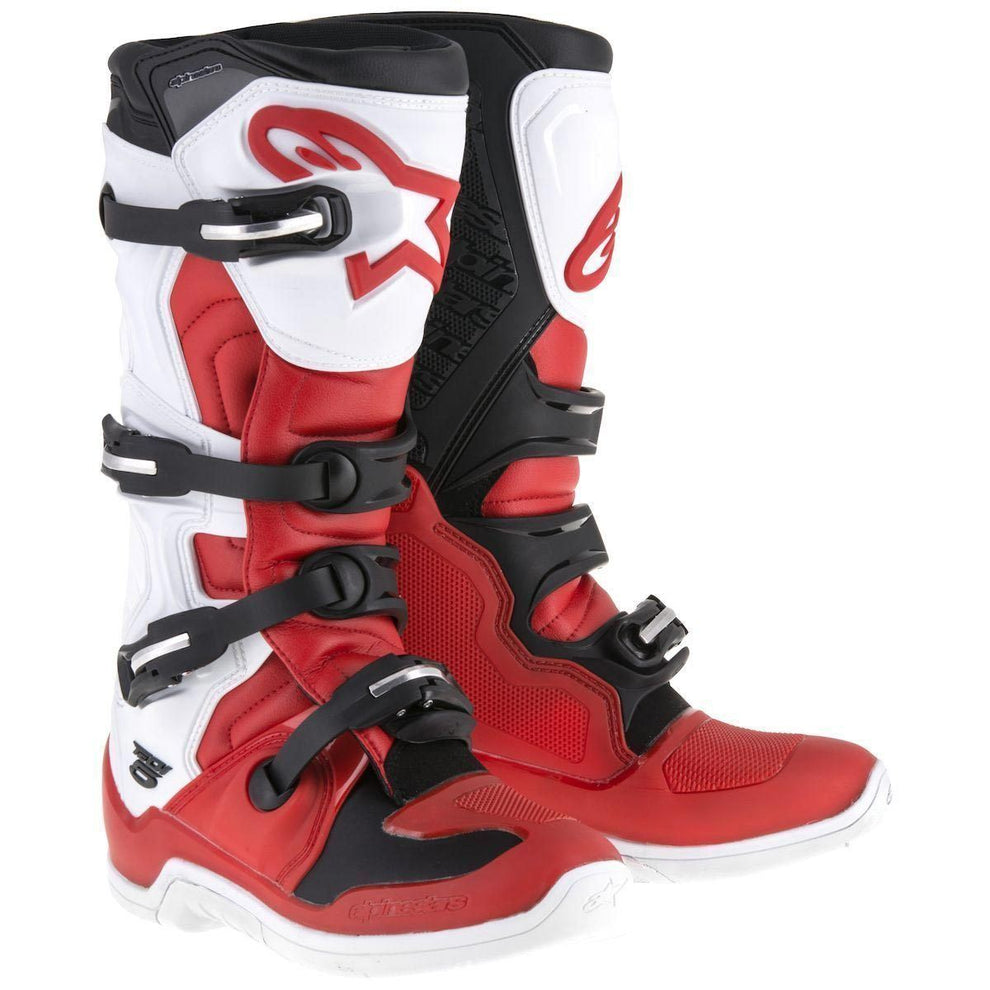 Alpinestars Tech 5 Men's Red/White/Black Motocross Boots