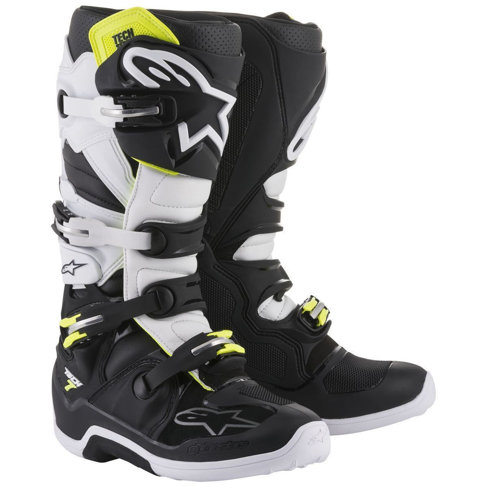 Alpinestars Tech 7 Men's Black/White Motocross Boots