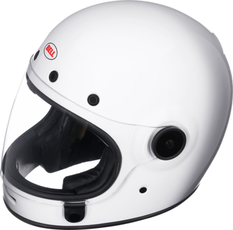 Bell Bullitt Solid White Full Face Helmet