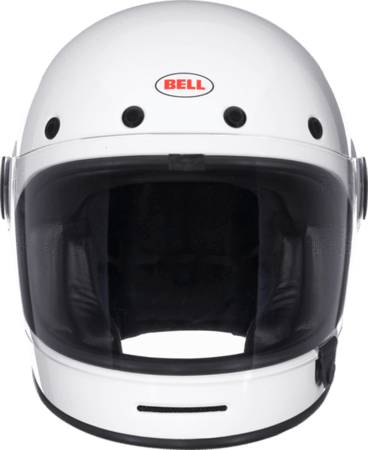 Bell Bullitt Solid White Full Face Helmet