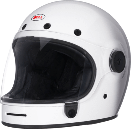 Bell Bullitt Solid White Full Face Helmet