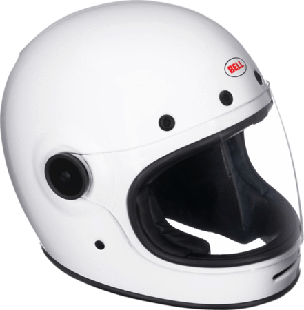 Bell Bullitt Solid White Full Face Helmet