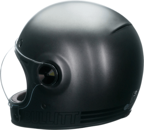 Bell Bullitt Retro Matte Metallic Titanium Full Face Helmet