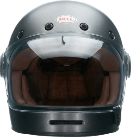 Bell Bullitt Retro Matte Metallic Titanium Full Face Helmet