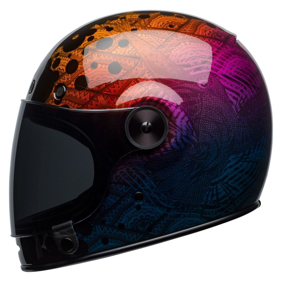 Bell Bullitt SE Hart-Luck Bubbles Metallic Blue/Red/Black Full Face Helmet