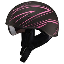 GMax GM65 Naked Torque Matte Black/Pink Half Helmet