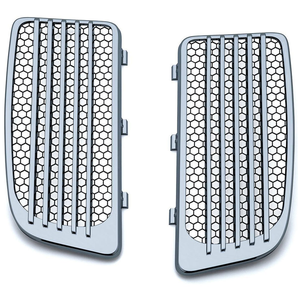 Kuryakyn Radiator Grills for Harley Davidson 2014-16 FLHTK, 2015-16 FLHTKL, 2014-16 FLHTKSE, 2015-16 FLTRUSE, 2015-16 FLHXSE, 2014-16 FLHTCUTG