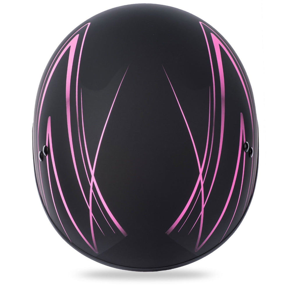 GMax GM65 Naked Torque Matte Black/Pink Half Helmet
