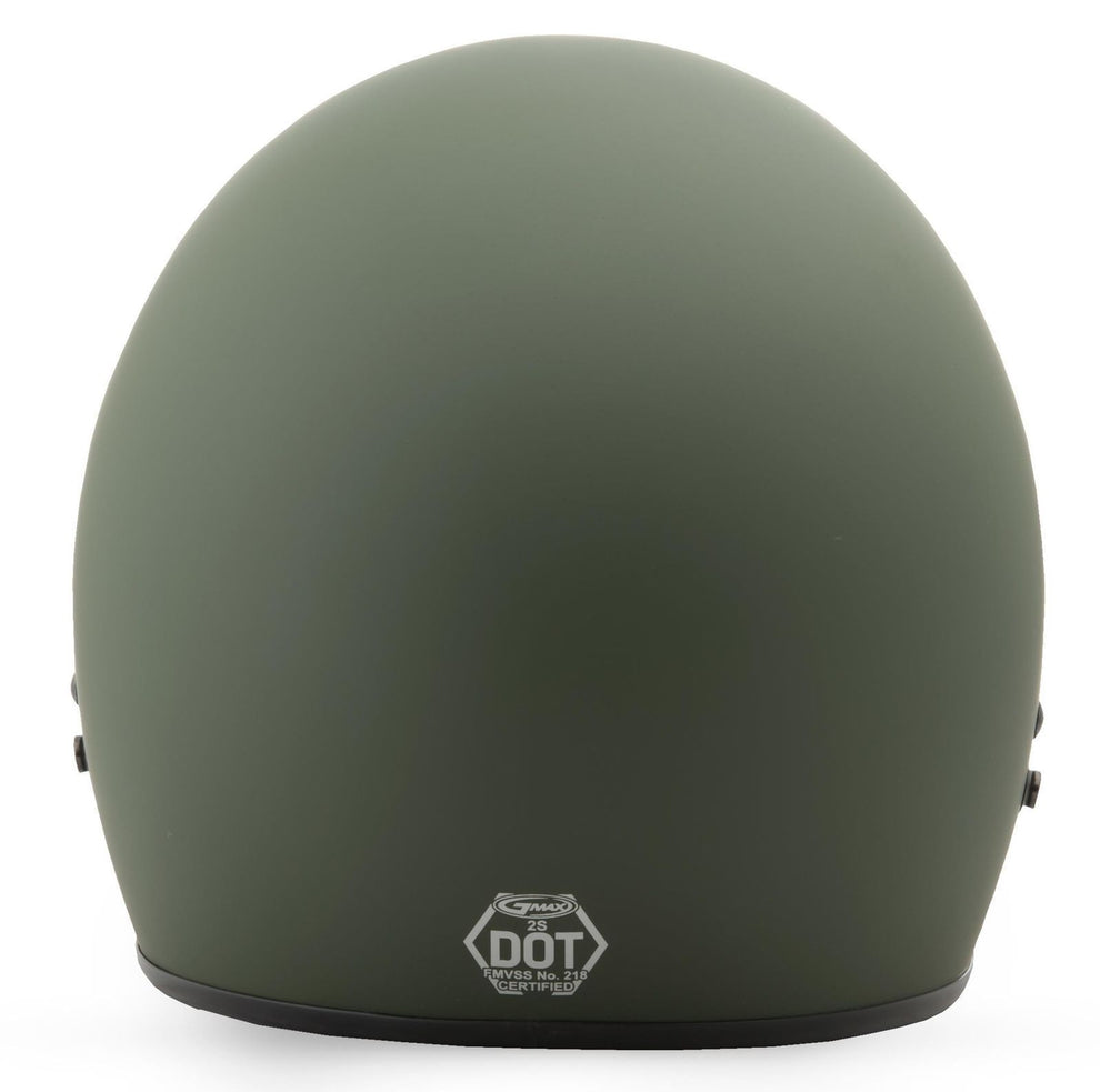 GMax GM2 Flat Green Open Face Helmet