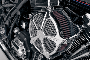 Roland Sands Design Venturi Speed 5 Contrast Cut Air Cleaner for Harley Davidson 2008-15 FLH/FLT models with Throttle By Wire