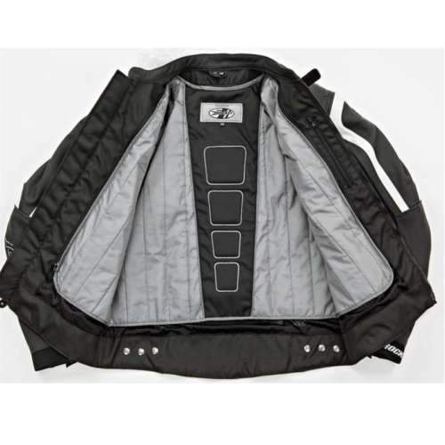 Joe Rocket Meta-X Men's Black/White Leather/Textile Jacket