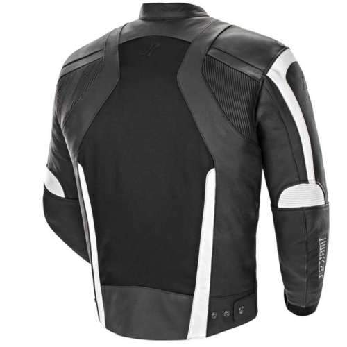 Joe Rocket Meta-X Men's Black/White Leather/Textile Jacket