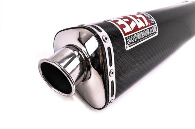 Yoshimura TRS Tri-Oval Carbon Fiber Bolt-On Exhaust